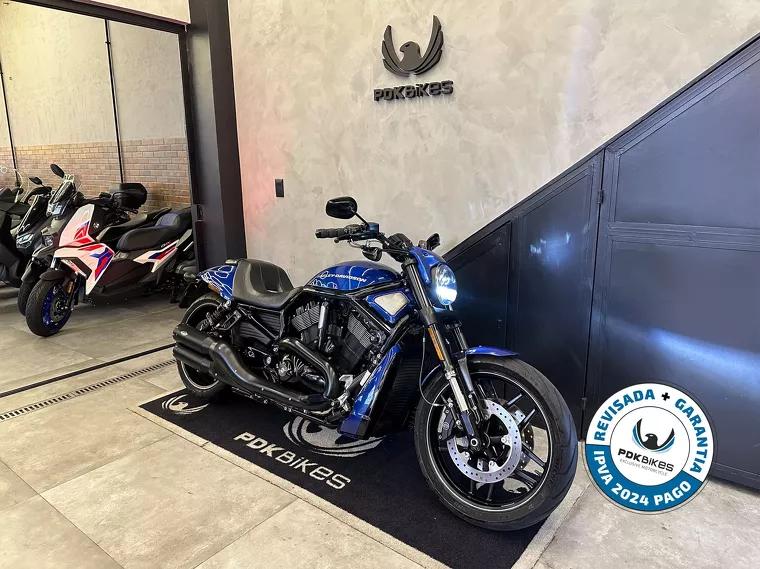 Harley-Davidson V-Rod Azul 1