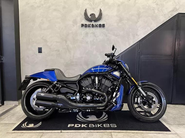 Harley-Davidson V-Rod Azul 2