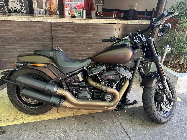 Harley-Davidson Fat Bob Marrom 1