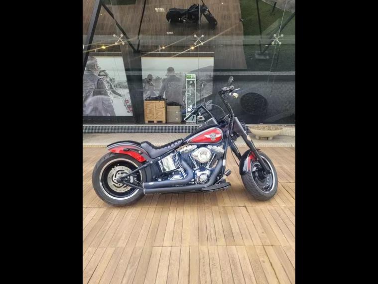 Harley-Davidson Fat Boy Vermelho 2