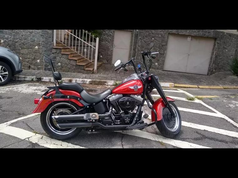 Harley-Davidson Fat Boy Vermelho 10