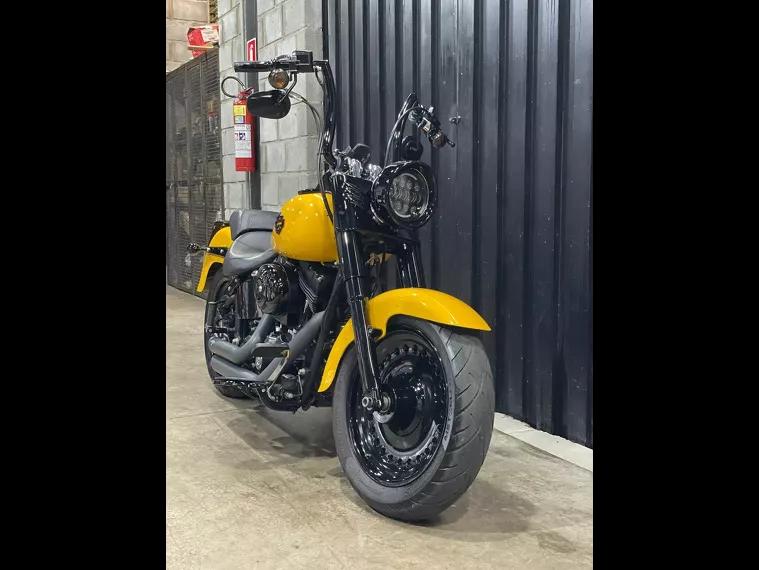 Harley-Davidson Fat Boy Amarelo 11