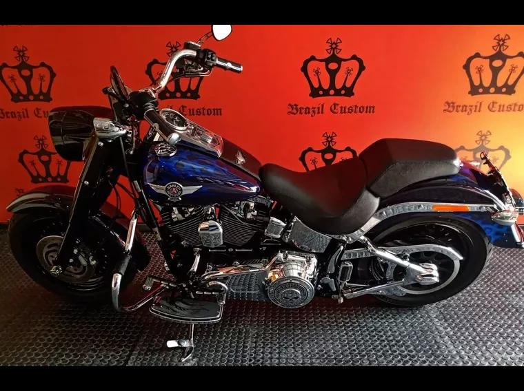 Harley-Davidson Fat Boy Azul 2