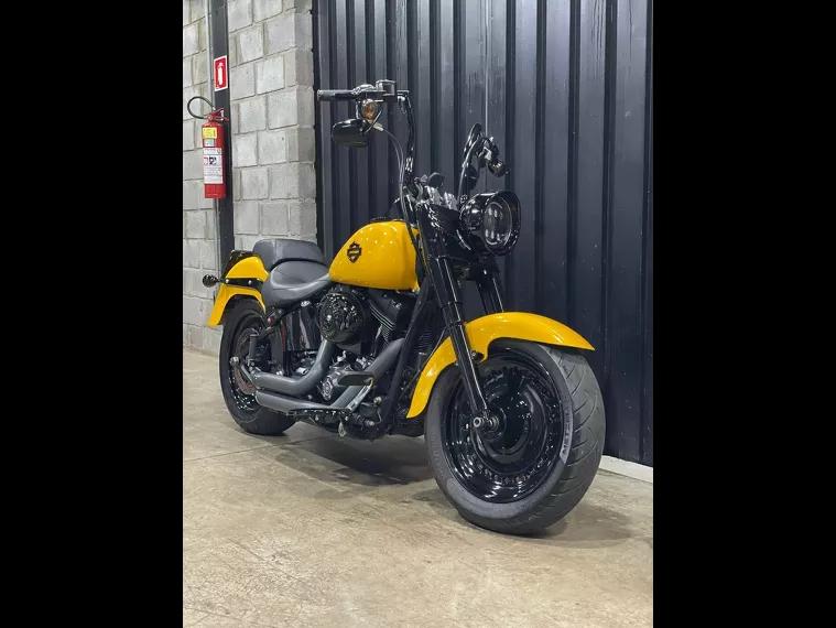 Harley-Davidson Fat Boy Amarelo 14